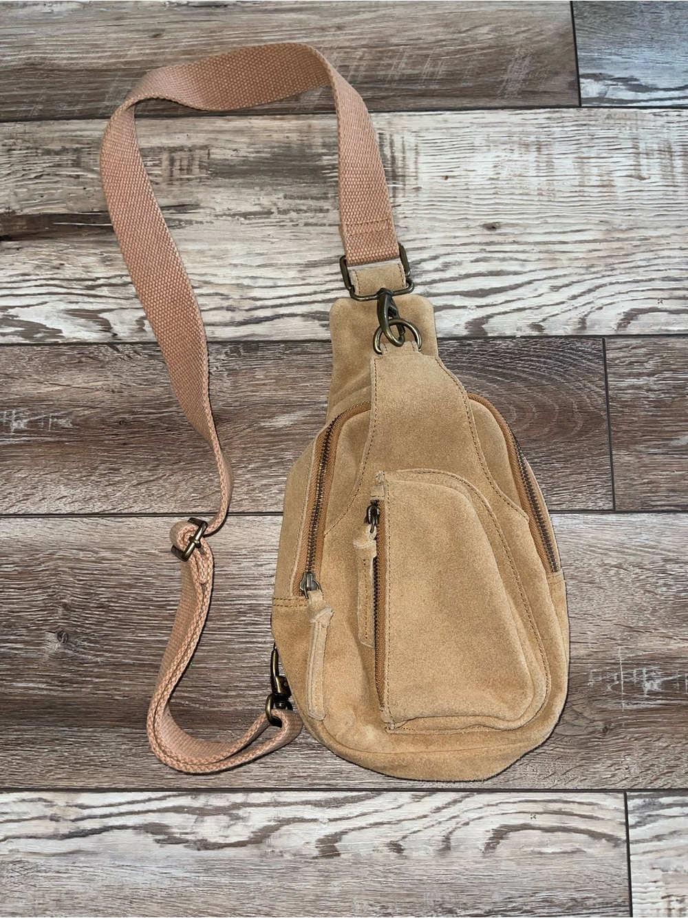 FREE PEOPLE Hudson Suede Sling Bag by Free People